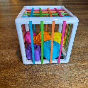 Fat Brain Toys InnyBin - Colorful Activity Cube for Kids
